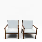 Set of 2 Italian armchairs