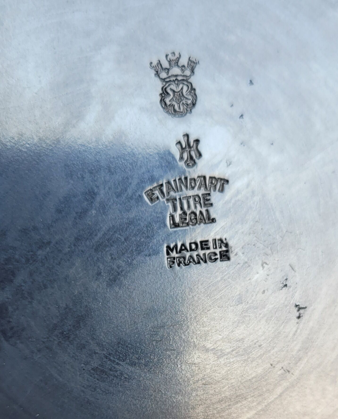 Pewter cutlery pitcher