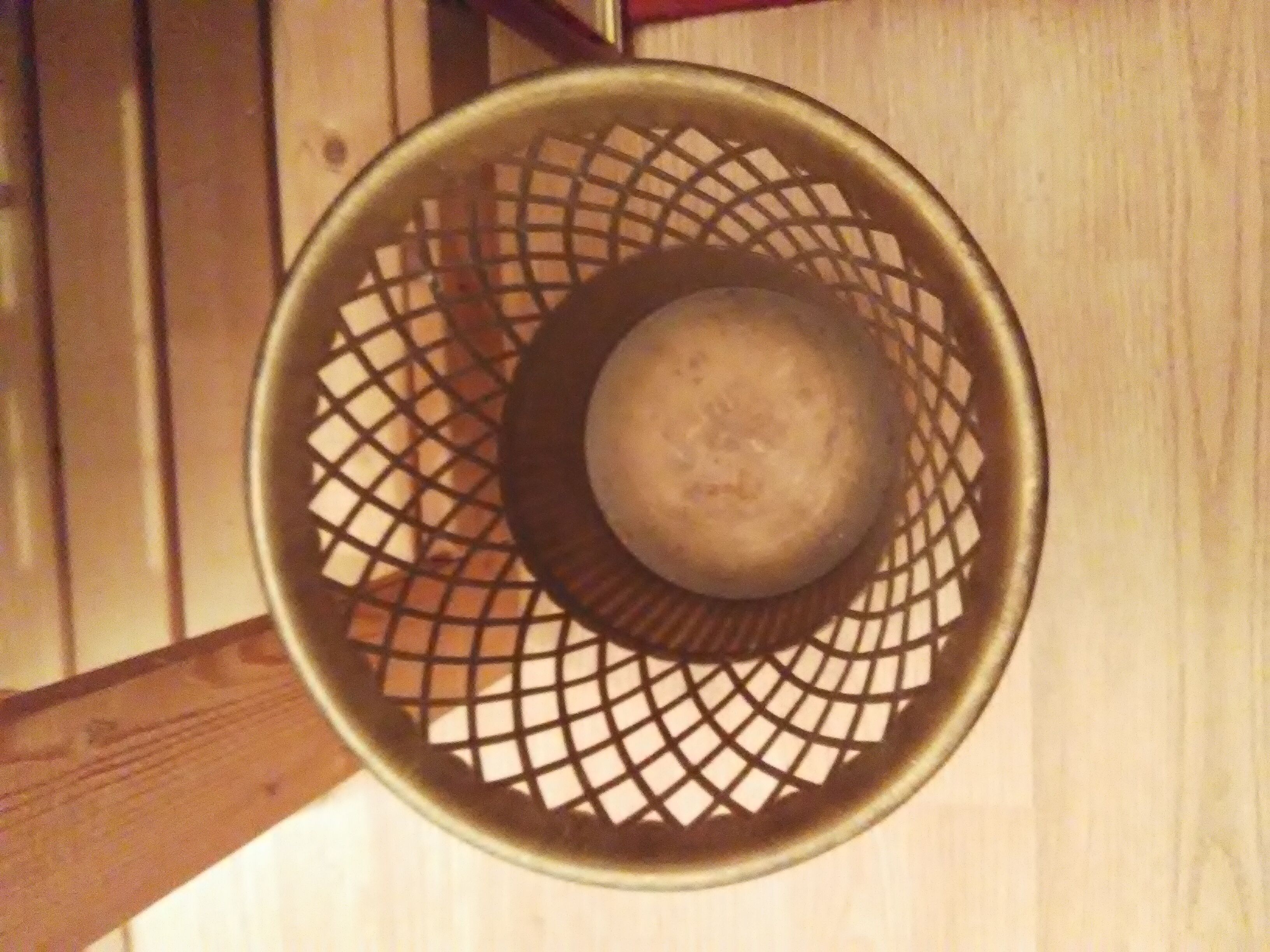 Vintage paper basket