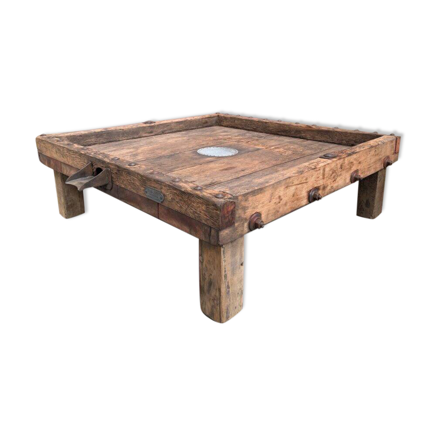 Coffee table press early 20th century