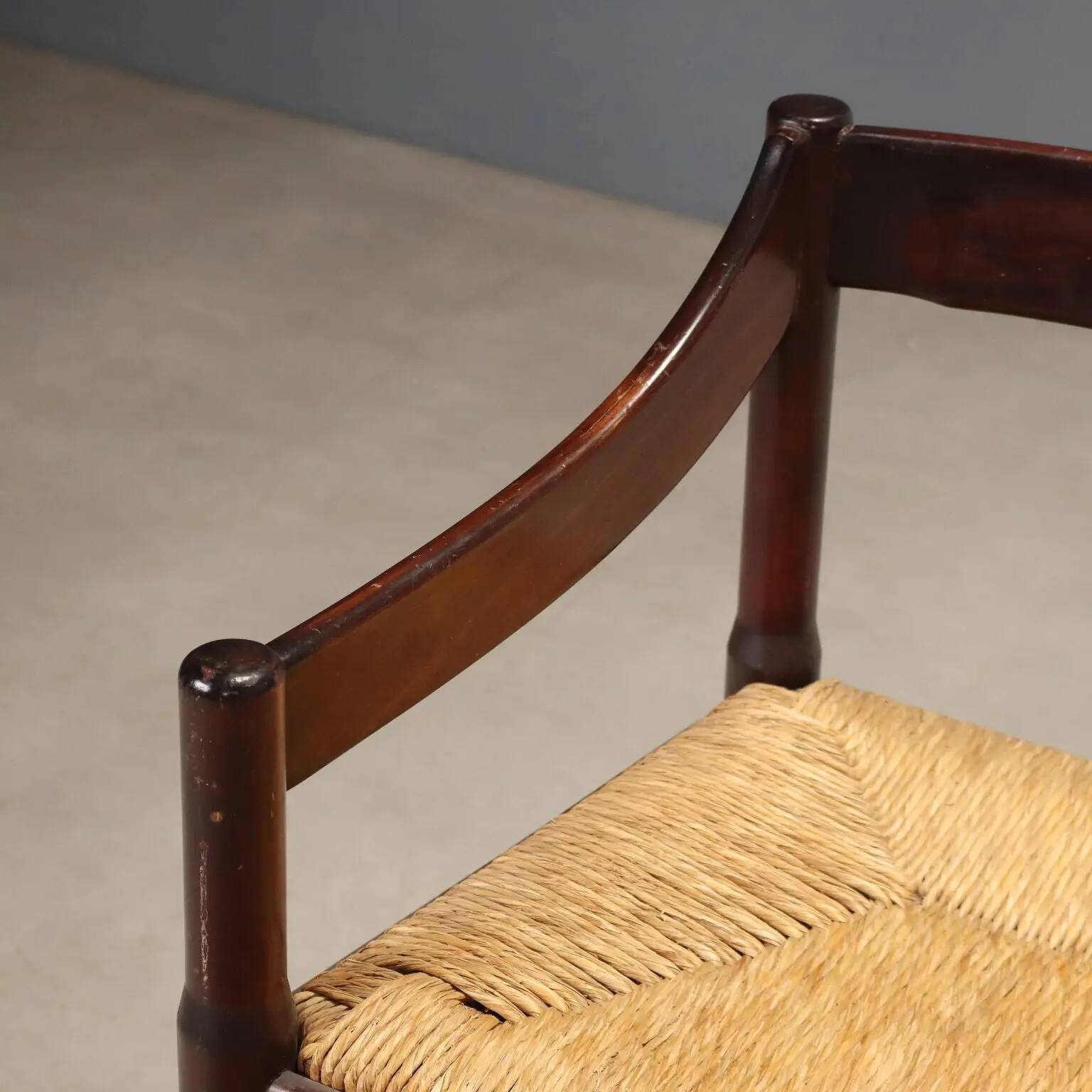 Carimate chair Cassina vintage design V. Magistretti 1960s