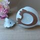 Hen-shaped sandstone teapot made in japan