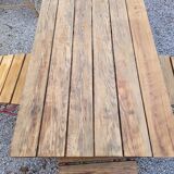 Garden furniture above wood and iron base It is foldable