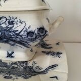 Antique set of rectangular dish and soup tureen – Mouzin-Lecat & Cie