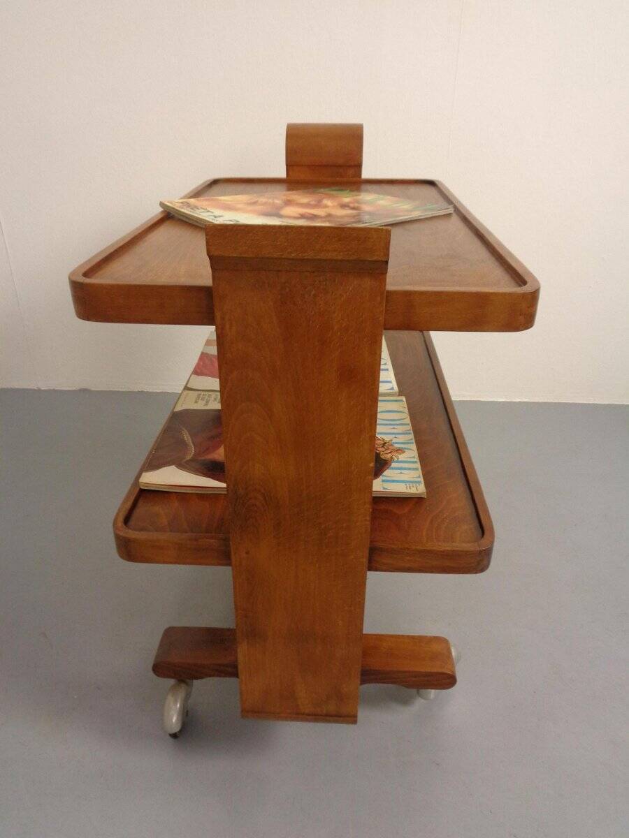 Art Deco Rollable Serving Cart, 1930s