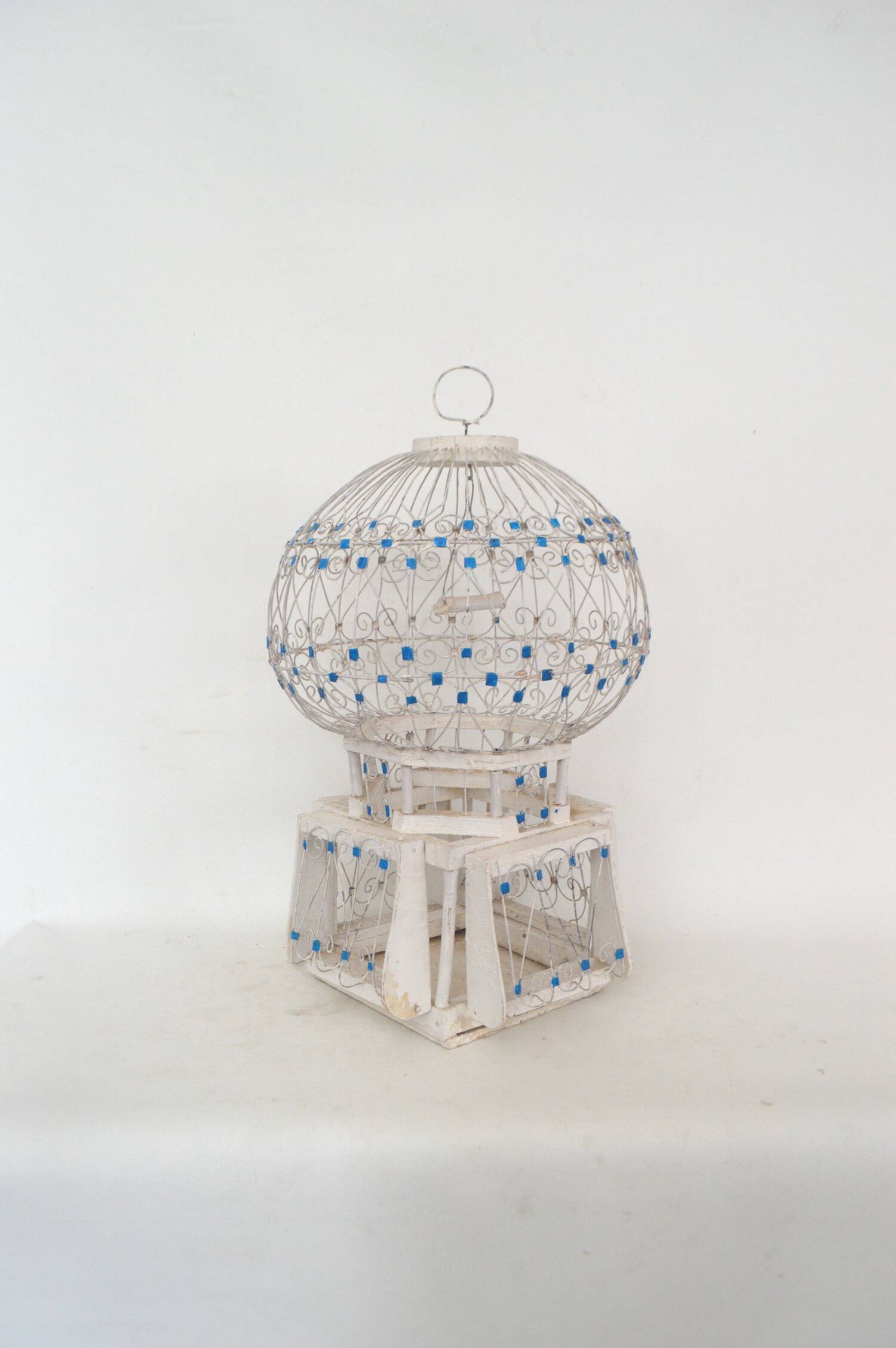 Large Tunisian bird cage Sidi Bou Saïd H45cm