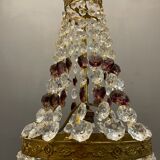 Italian Crystal Basket Chandelier