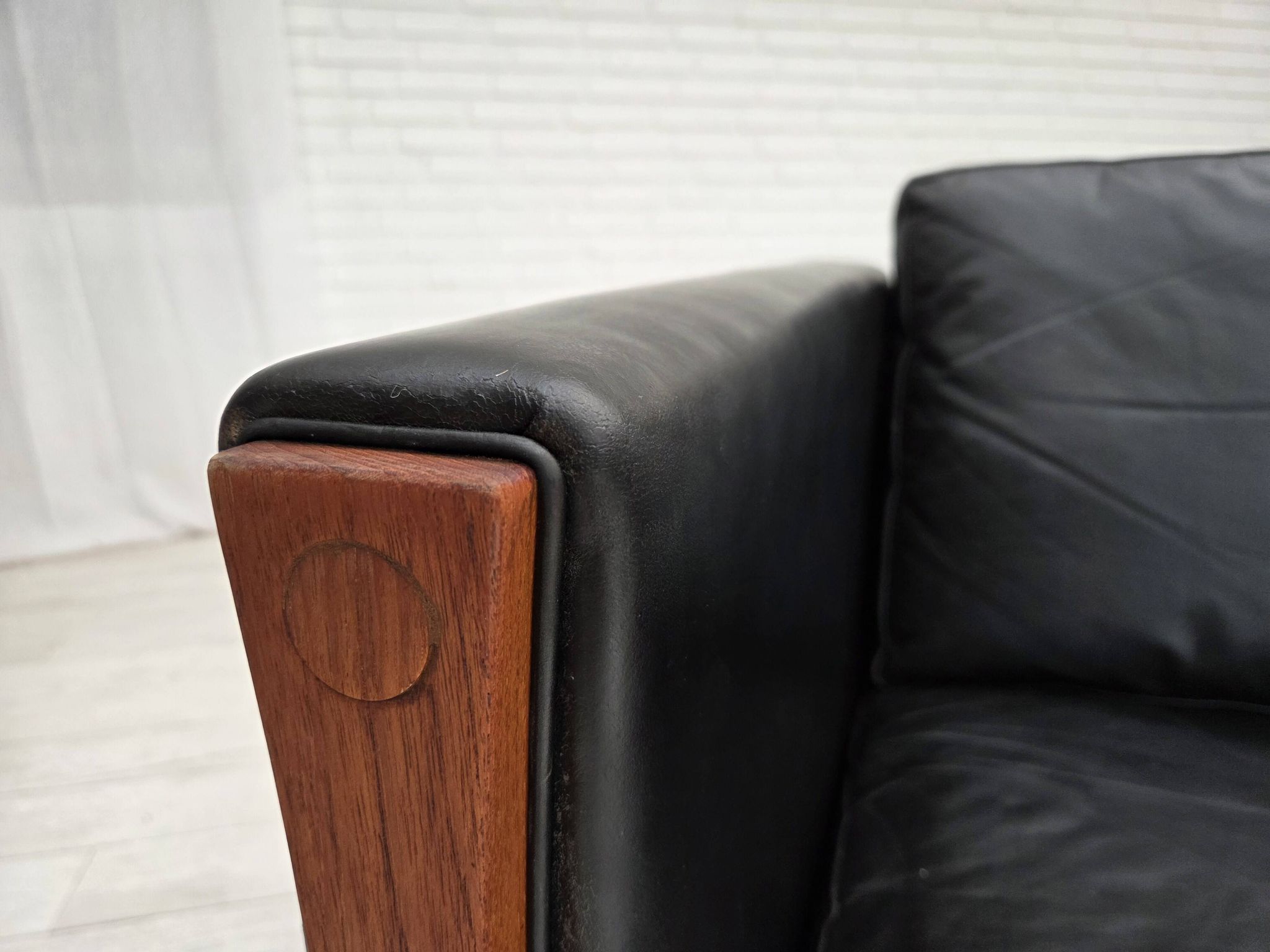 1960s, Danish design by H.J.Wegner, 3 seater sofa model CH 163.