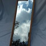 Mirror clear to ask or suspend rattan 46x132cm
