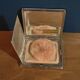 Poudrier boite nacre miroir