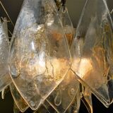 Classic Murano glass and brass ceiling lamp by La Murrina ø61, Italy