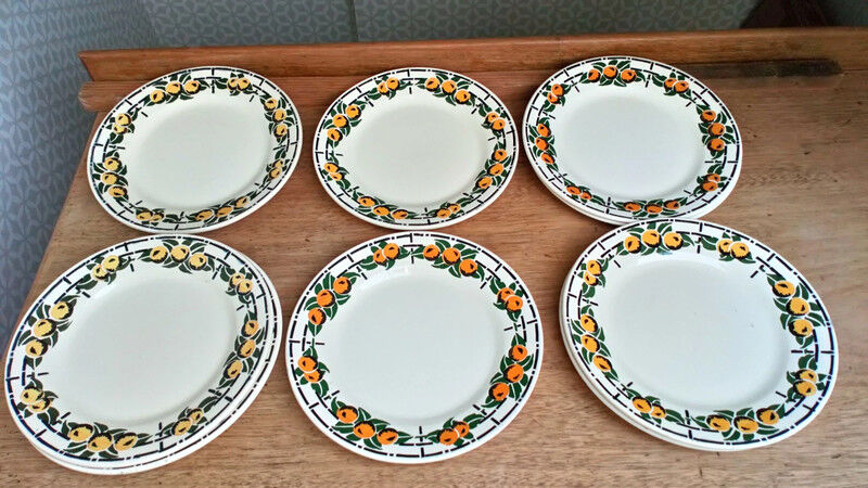 Vintage plate Nouvelles Galeries Ennegé Normandy