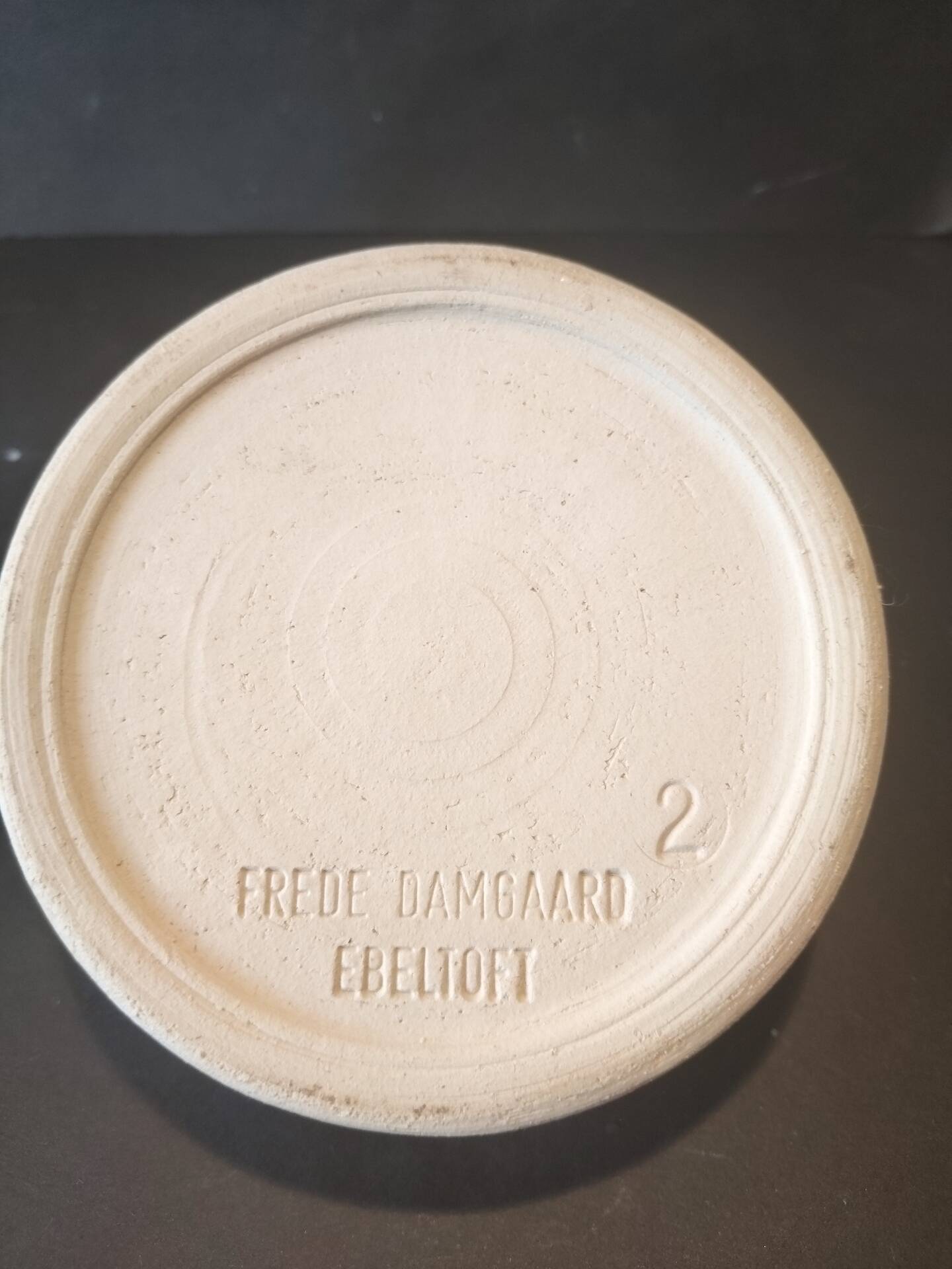 Pair of stoneware bowls by Frede Damgaard – Ebeltoft, Denmark