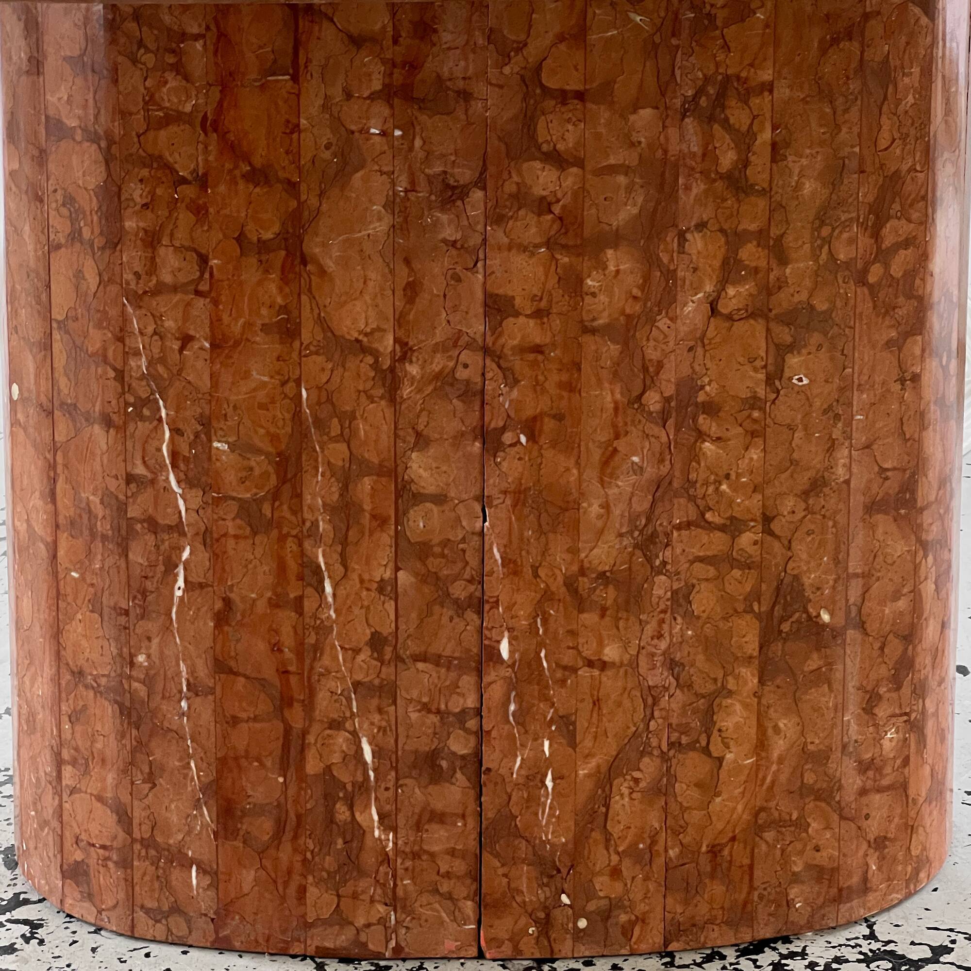 Dining table in vintage alicante red marble