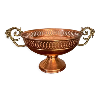 Old copper cup 28cm
