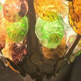 Murano chandelier in bronze and bunches of grapes