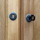 Parisian Art Deco wardrobe, renovated with raw wood.