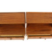 Set of 2 mahogany bedside tables, AB Martin G. Andersson, Sweden, 1940.