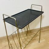 Perforated metal magazine rack