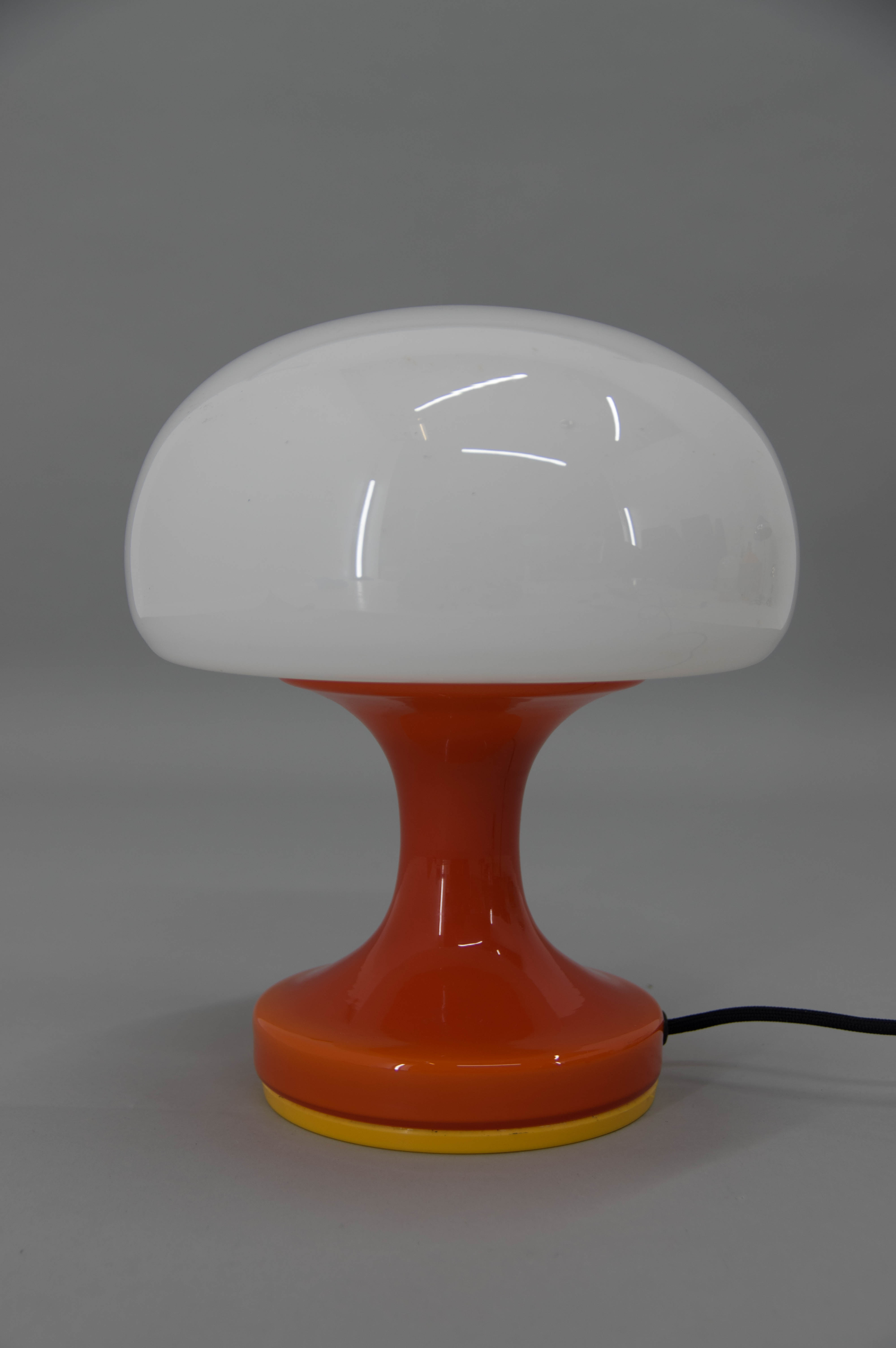All Glass Table Lamp by Valasske Mezirici, 1970s