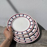 4 old Basque plates