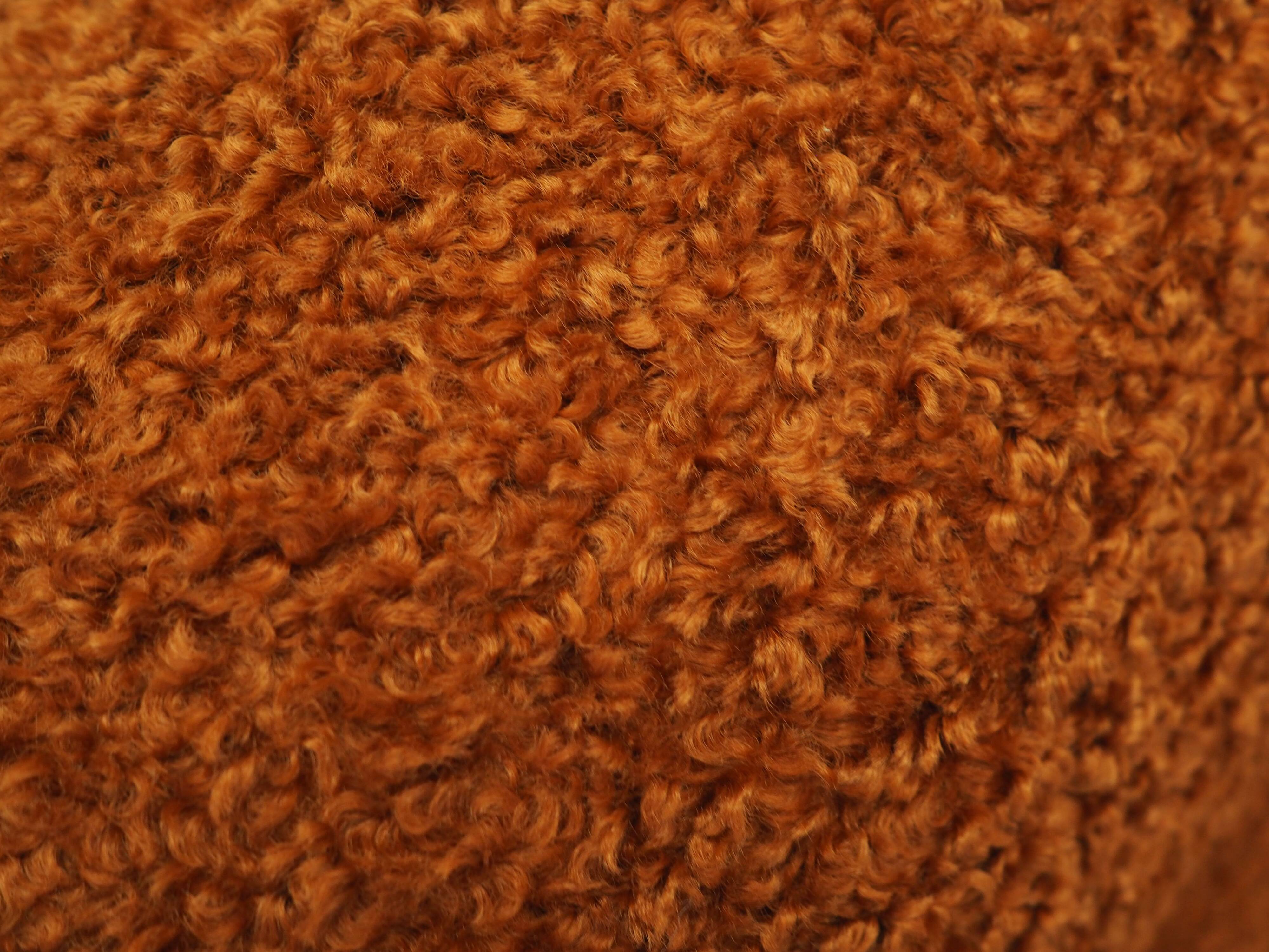 Orange armchair, Italian design, 1970s, production: Italy