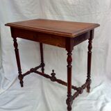 Old wooden table with drawer