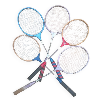 old badminton racket