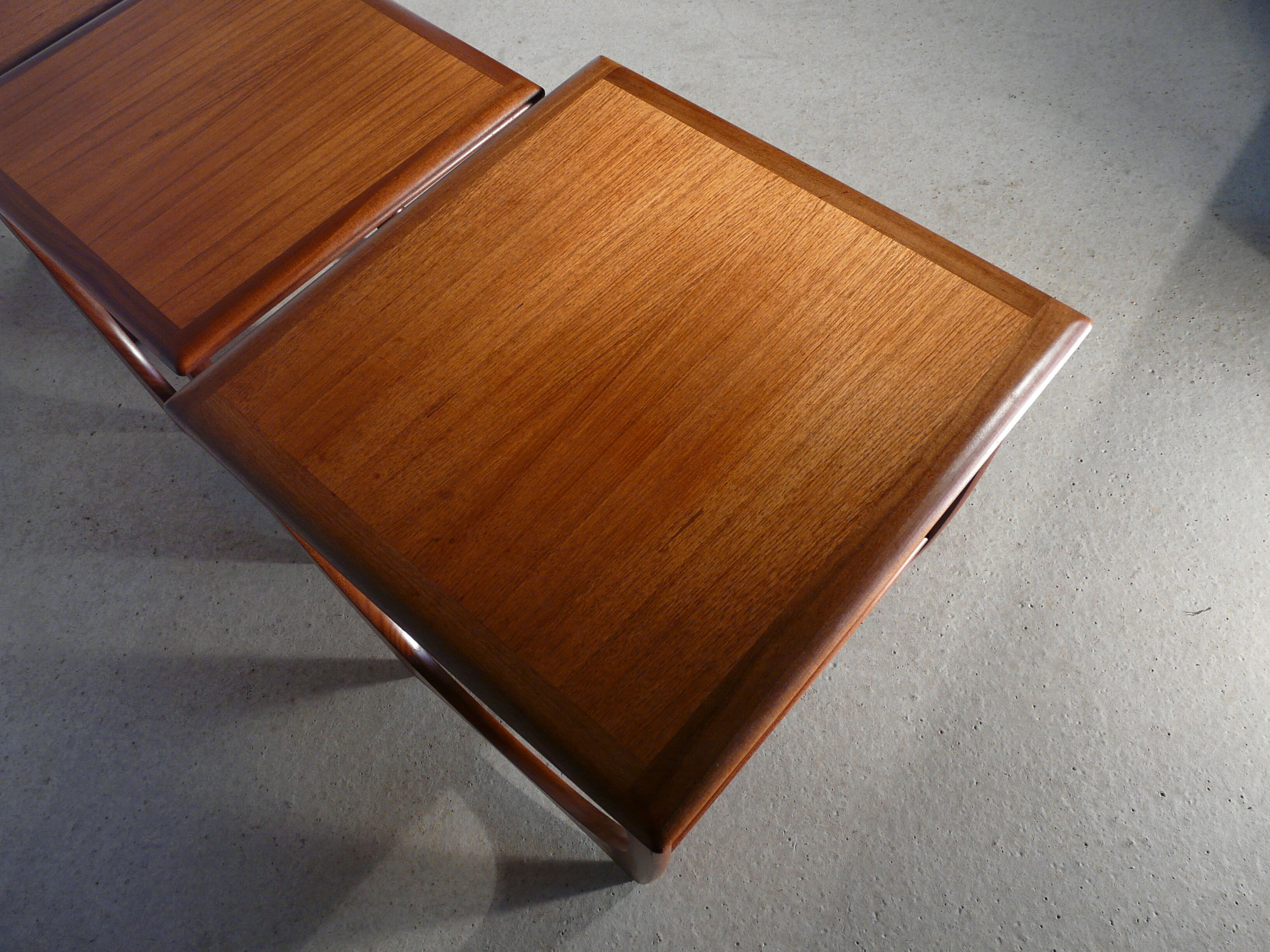 Scandinavian teak nesting tables brand G Plan