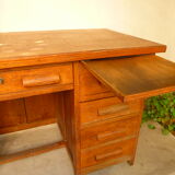 Massive oak desk