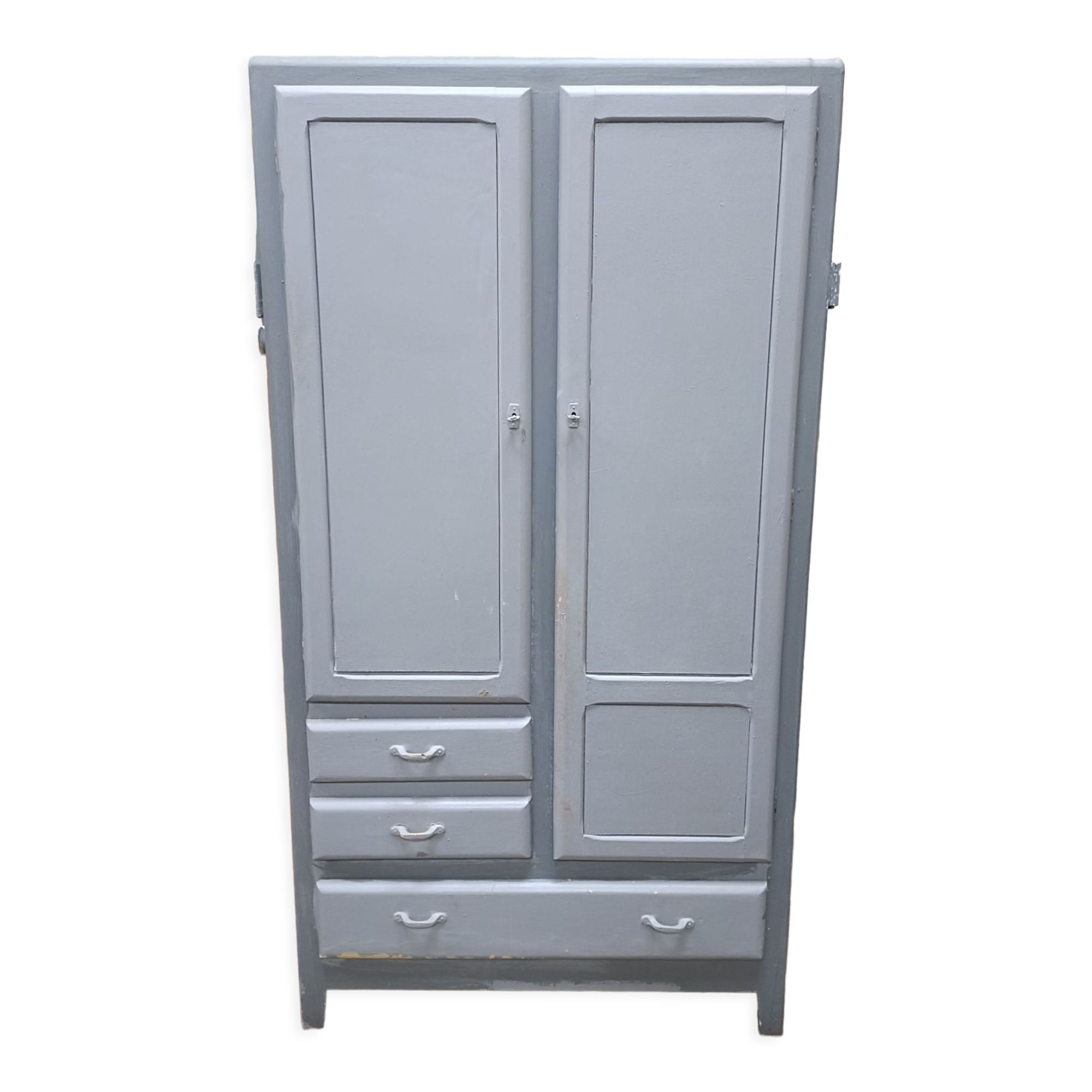 Armoire parisienne grise années 50