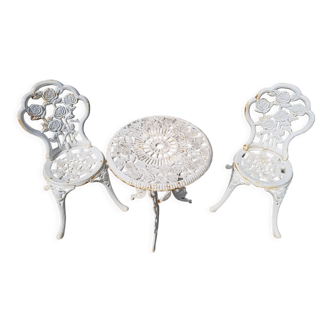 Garden furniture cast iron from 1960