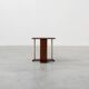 Art Deco square side table in oak veneer, France ca. 1925