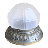 Plafonnier art déco Peau de croco (L-0183-1)