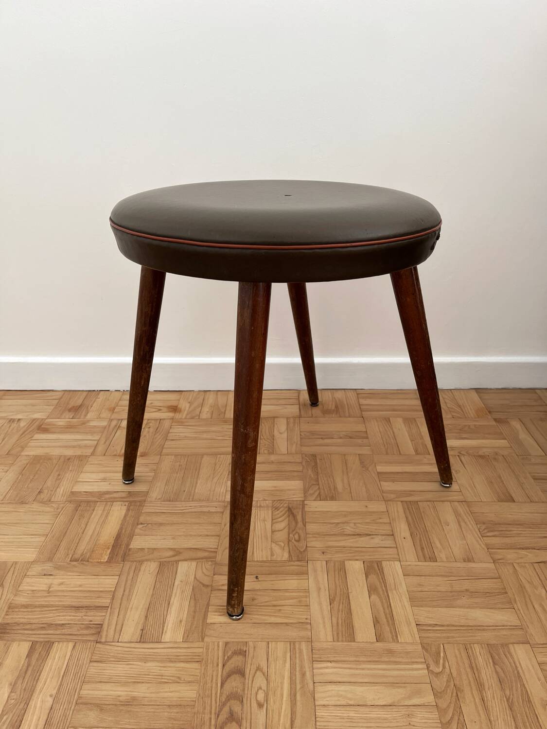 Mondor stool by Baumann vintage with compass legs