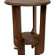 Table d'appoint Art Déco petite en chêne design minimaliste