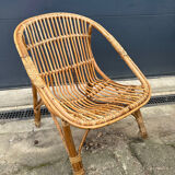 Rattan armchair