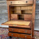 Secretary to abattant in mahogany period consulate xix eme century