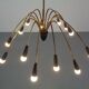 Large Italian Spider Ceiling Lamp, 1950s