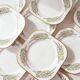 Hackefors coffee service "Ljung Calluna vulgaris" circa 1950 (39 PIECES)