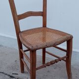 Old cane bistro chair