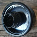 Philips vintage ceiling lamp pleated glass