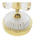 Pair of Murano glass table lamps in the shape of a drop by Palwa, Germany, 1960s.