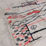 Handmade moroccan berber rug 232 x 145 cm