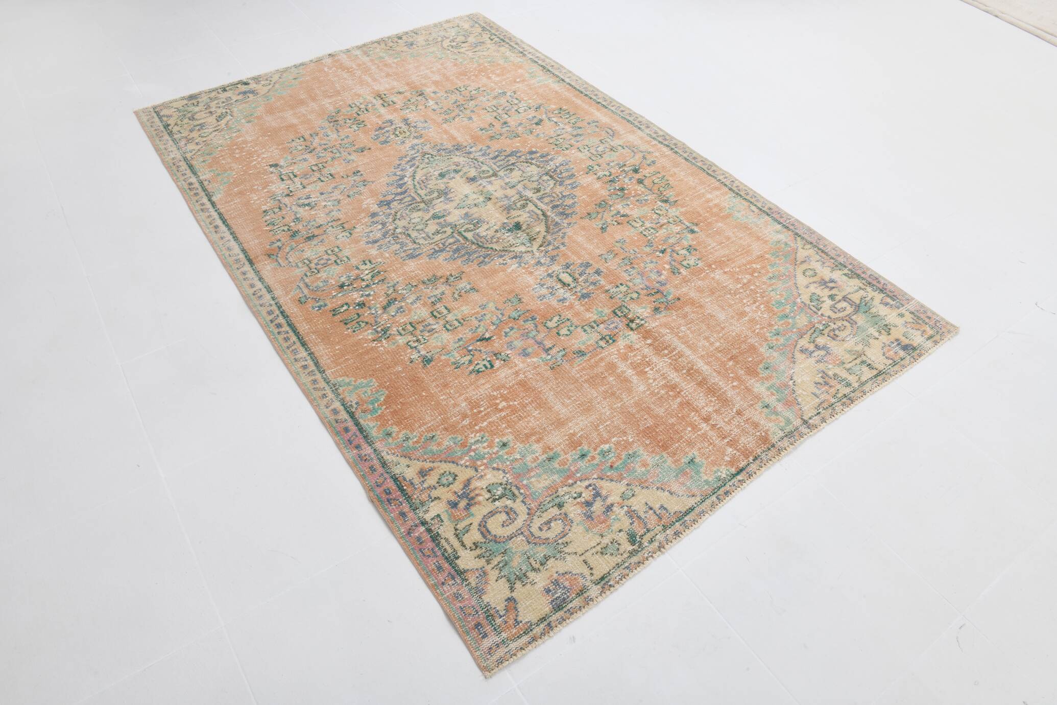 5x8 Rug For Living Room Vintage Rug, 156x241Cm