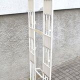 DESIGN vintage wall coat rack in metal and POP enamelled ceramic