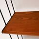 1960s vintage Scandinavian “Hylla” shelf in oak and metal