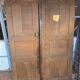 Pair of 19th-century oak cupboard doors