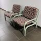 (Lot) 2 Italian armchairs from the 80s (restored)