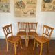 4 chaises de bistrot Luterma